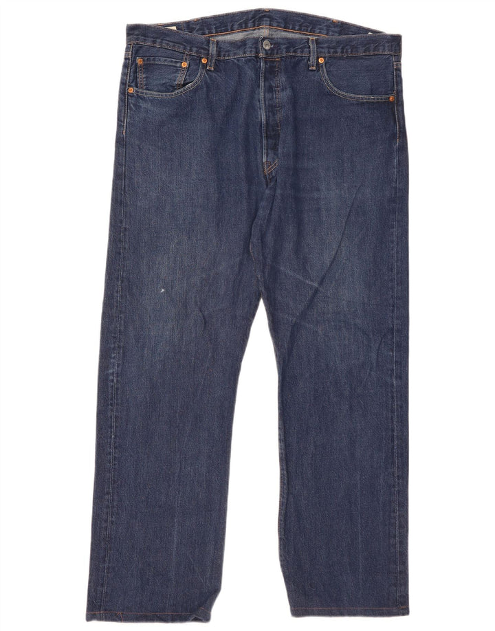 Męskie jeansy Levi's 501 Straight W40 L32 Niebieskie bawełniane