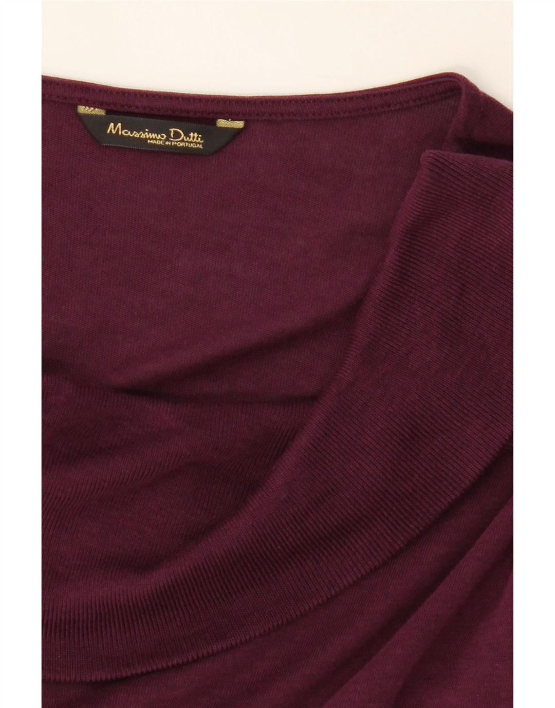 MASSIMO DUTTI Womens Top Long Sleeve UK 14 Large Purple Lyocell Vintage Massimo Dutti and Second-Hand Massimo Dutti from Messina Hembry 