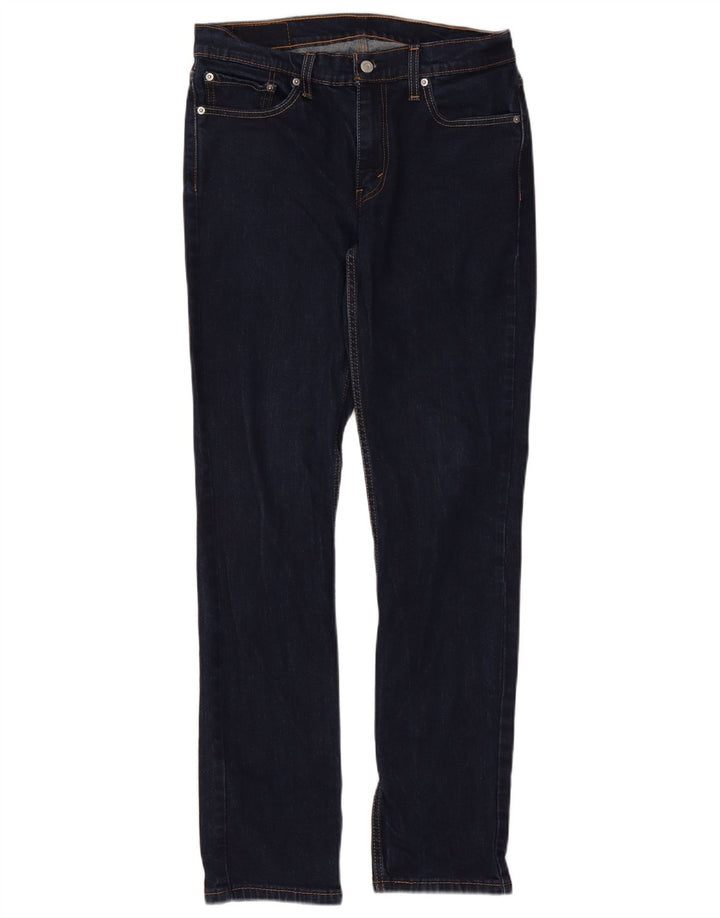 Męskie jeansy Levi's 511 Slim W33 L34 Granatowa bawełna