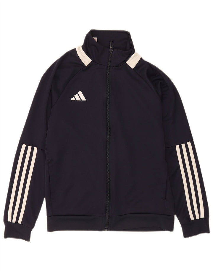 Kurtka chłopięca Adidas Dresowa Top 11-12 Lat Granatowa Poliester