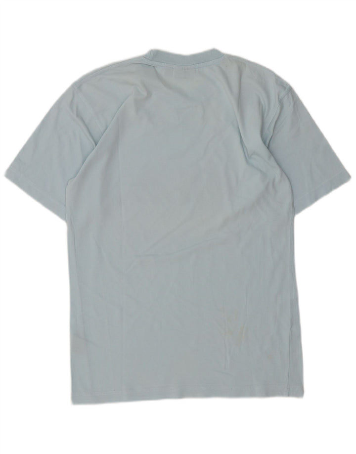Męski T-shirt z grafiką Fila, mały, niebieski, bawełniany