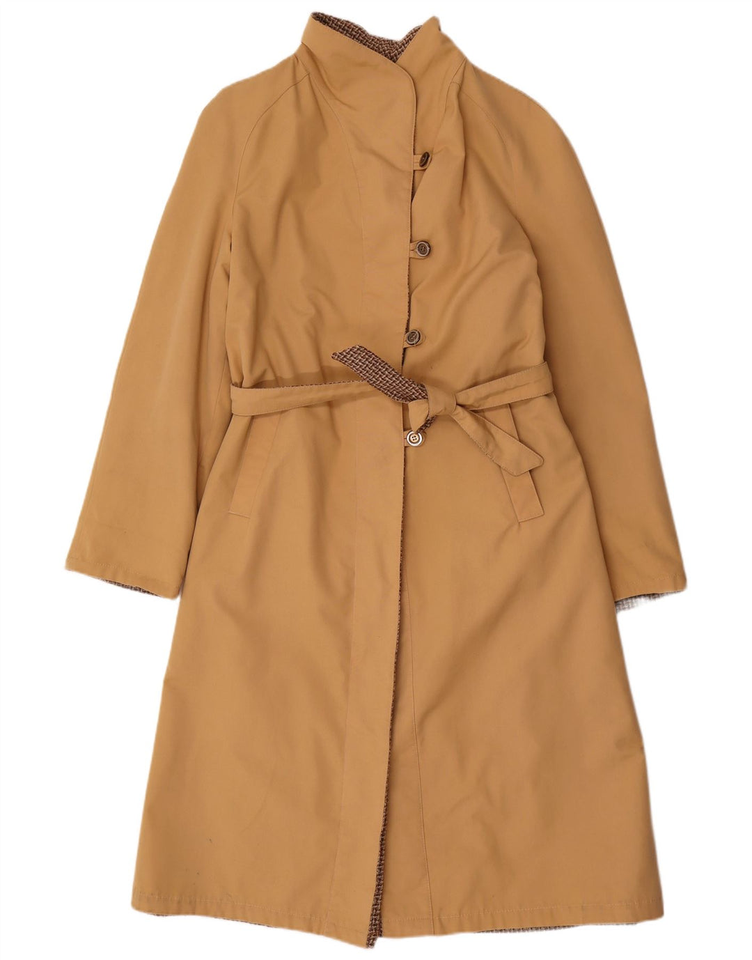 Dwustronny płaszcz damski w stylu vintage IT 42 średni beż
