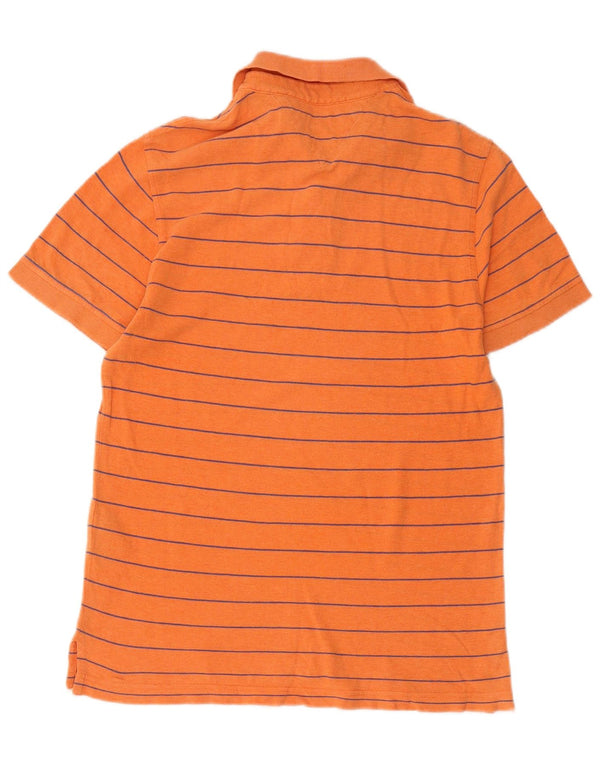Męska koszulka polo Tommy Hilfiger o dopasowanym kroju XS, bawełniana w pomarańczowe paski