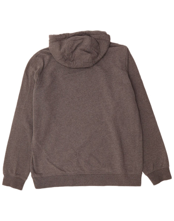 Męski sweter z kapturem i grafiką Helly Hansen XL, szary, bawełniany