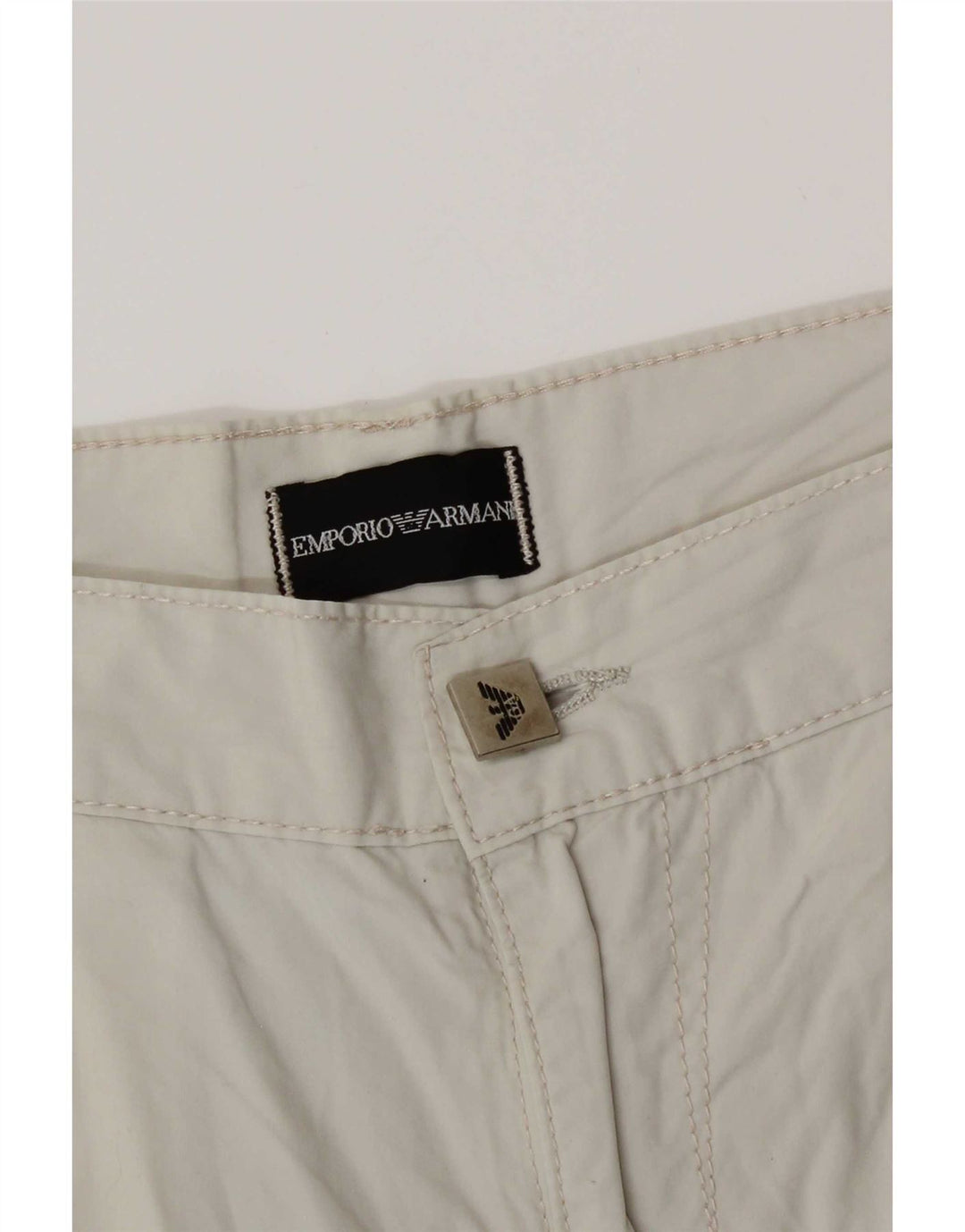 Męskie spodenki cargo Emporio Armani W34, duże, szare