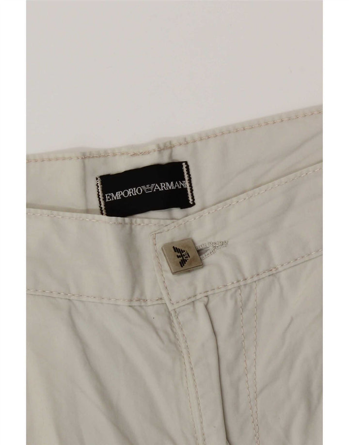 Męskie spodenki cargo Emporio Armani W34, duże, szare