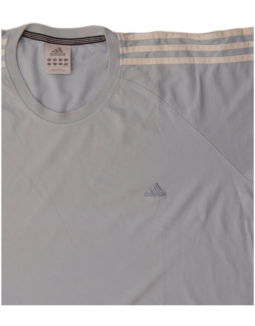 Adidas Męska koszulka Top 2XL Niebieska bawełna