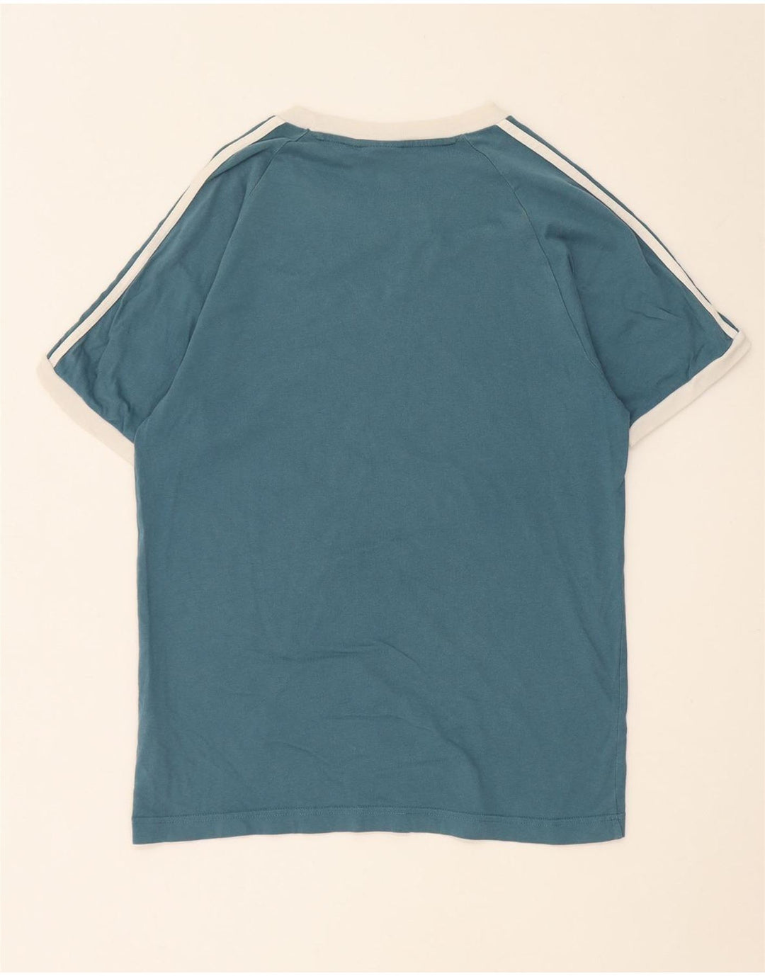 T-shirt męski ADIDAS Top, średni niebieski, bawełniany