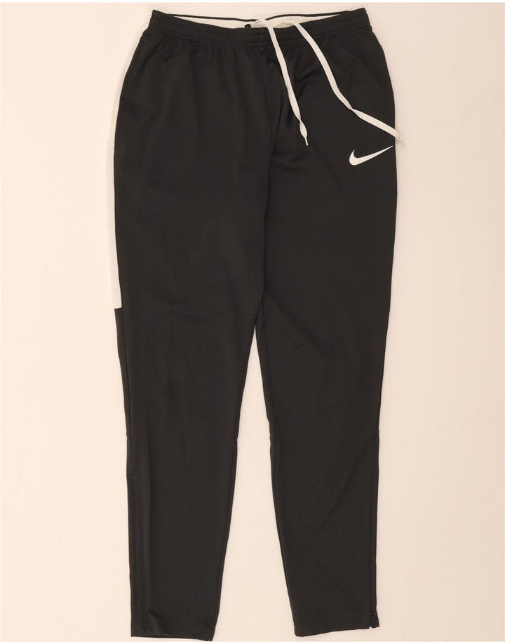 Męskie spodnie dresowe Nike Dri Fit, poliester w kolorze średniej szarości
