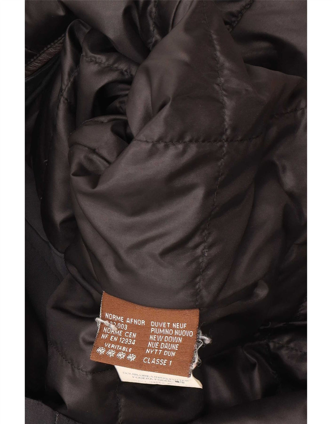 Męska wyściełana kurtka wojskowa Moncler Rozmiar 6 3XL Czarna bawełna