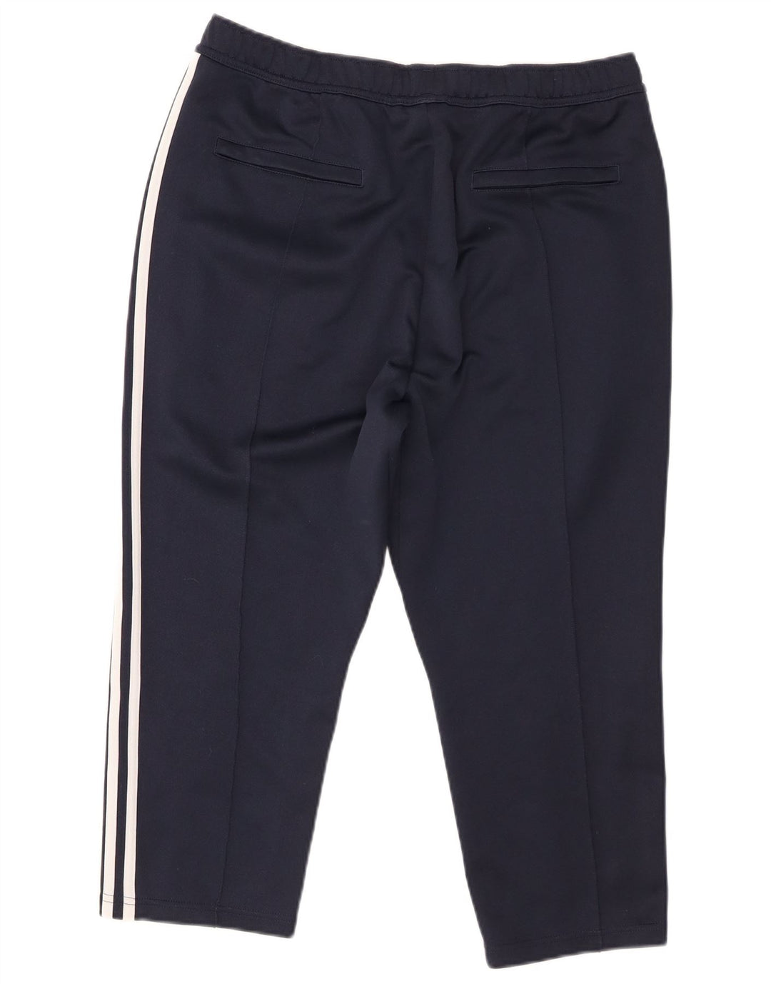 Męskie spodnie dresowe Adidas Crop, duże, granatowe, z poliestru