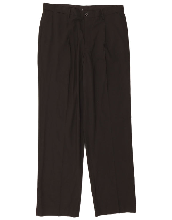 Męskie spodnie garniturowe NAUTICA Rigger Pegged o klasycznym kroju W36 L34 czarne