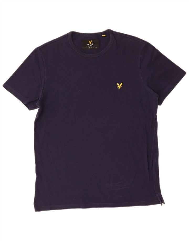 T-shirt męski Lyle & Scott, średni, granatowy, bawełniany