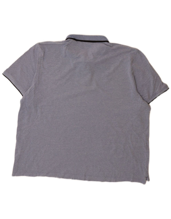 Jack & Jones Mens Polo Shirt 3XL Blue Cotton