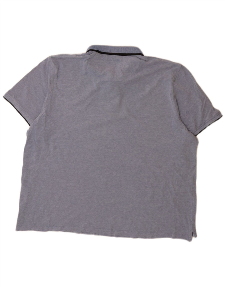Męska koszulka polo Jack & Jones, 3XL, niebieska, bawełniana