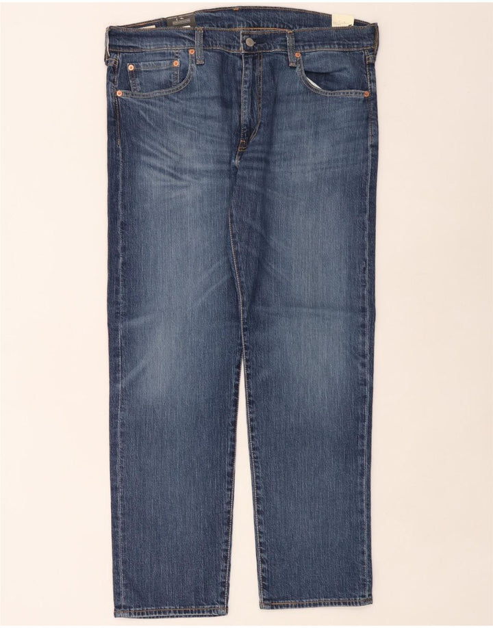 Męskie jeansy Levi's 502 Tapered W36 L32 Niebieskie bawełniane