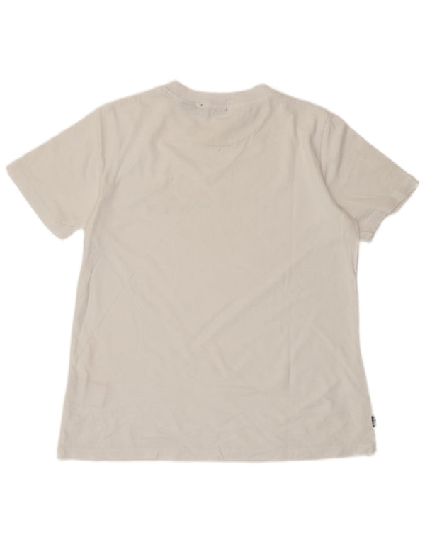 T-shirt damski SUPERDRY Top UK 8 Small, biały, bawełniany