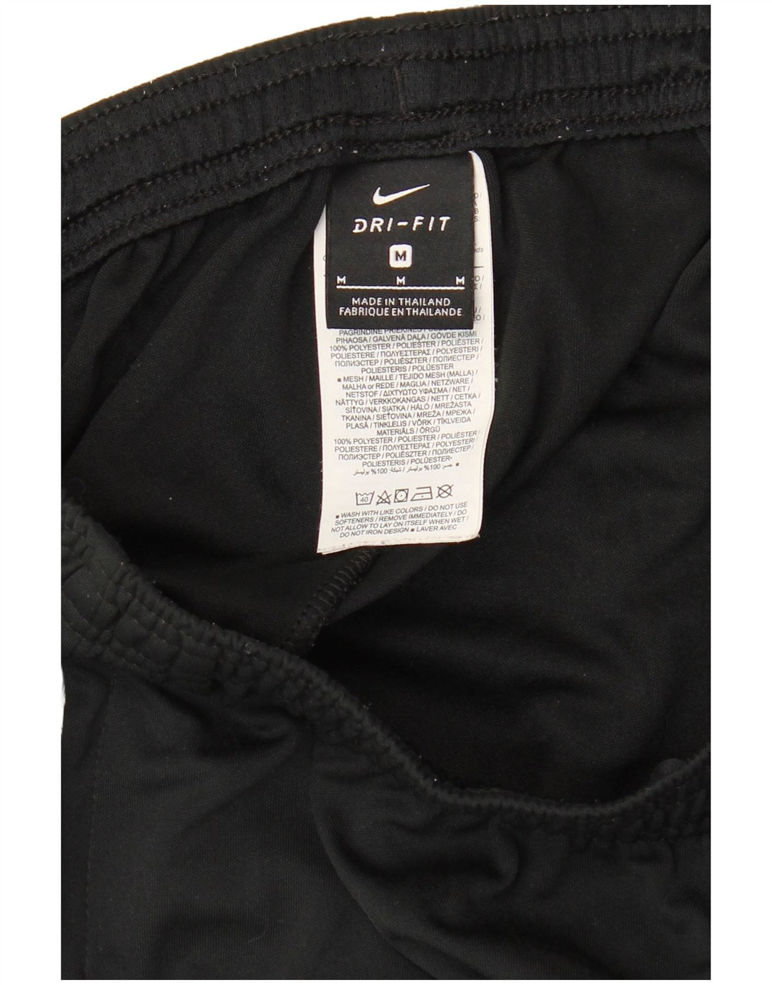 Męskie spodnie dresowe NIKE Dri Fit, poliester w kolorze średniej czarnej kolorystyki