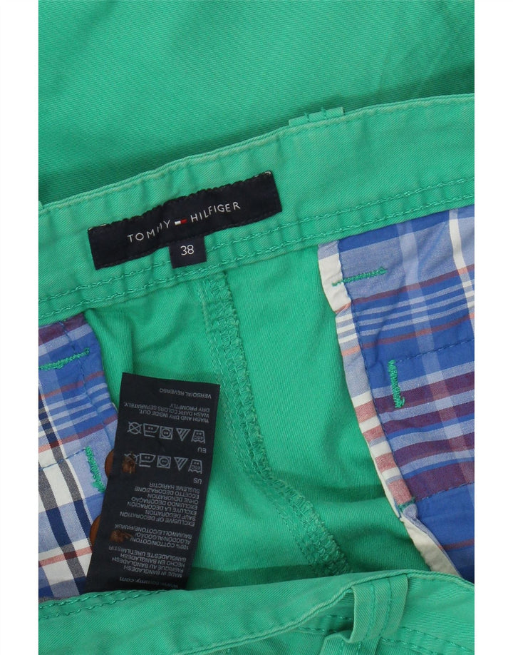 Męskie spodenki cargo TOMMY HILFIGER W38 XL, zielone, bawełniane