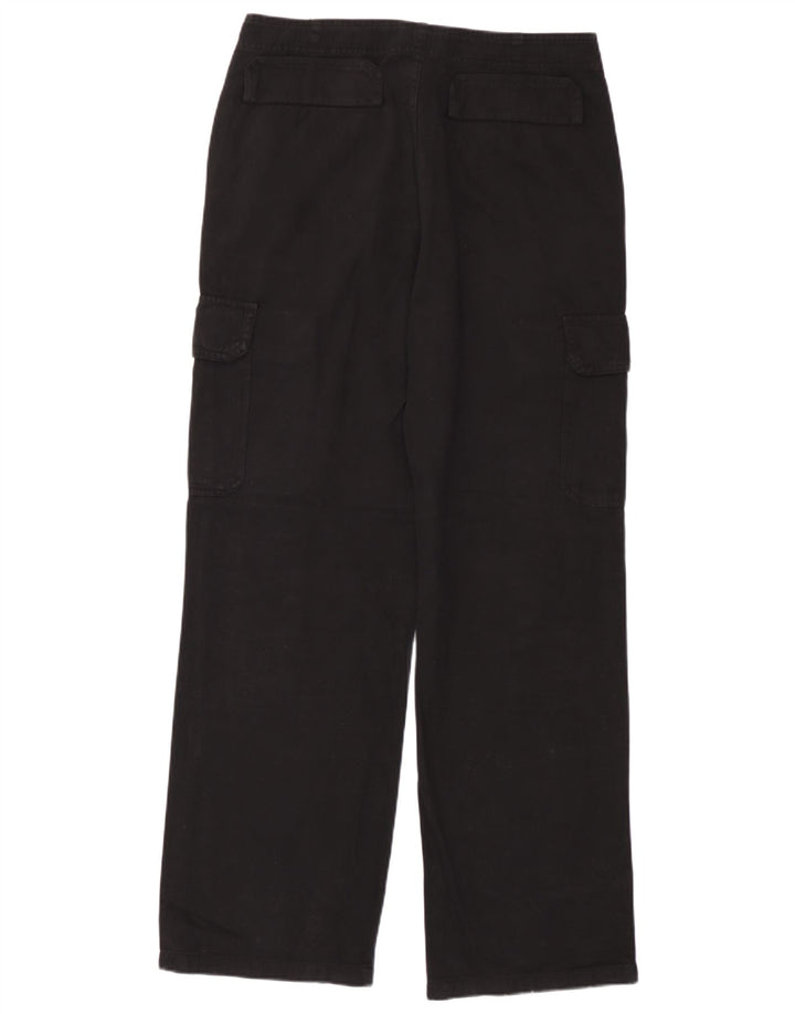 Damskie spodnie proste cargo Zara EU 40 Medium W30 L30 czarne