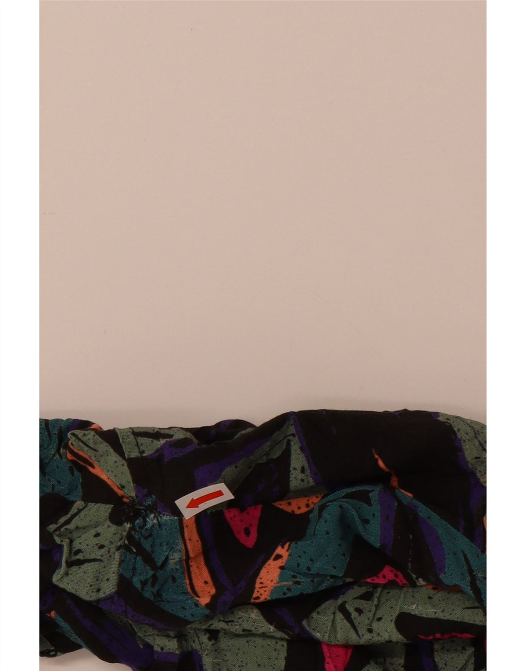 Męska koszula z krótkim rękawem Pull & Bear XL, wielobarwna, geometryczna wiskoza