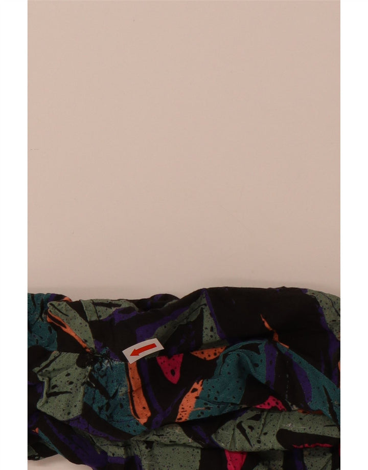 Męska koszula z krótkim rękawem Pull & Bear XL, wielobarwna, geometryczna wiskoza