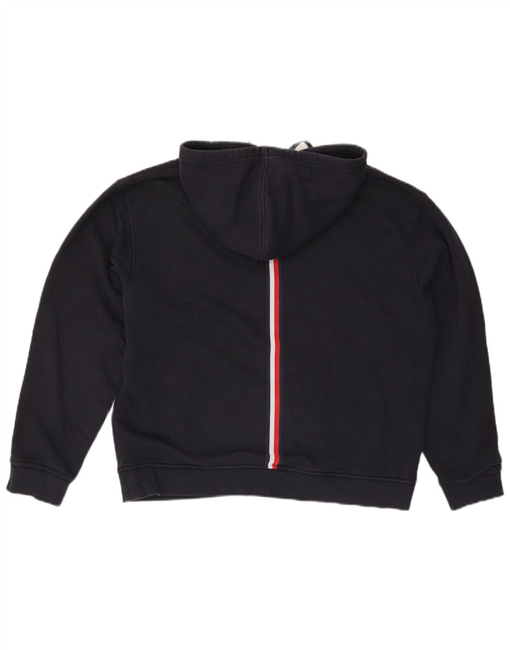 Damski sweter oversize z kapturem Tommy Hilfiger UK 14, średni granatowy