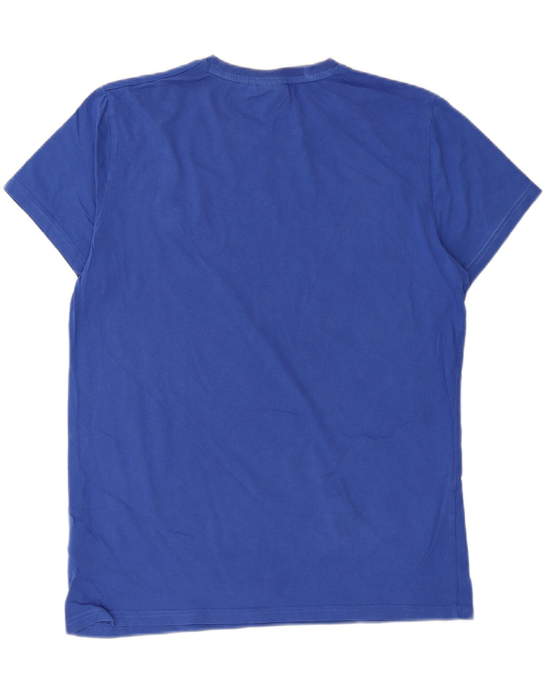 Męski T-shirt Superdry, duży, niebieski, bawełniany