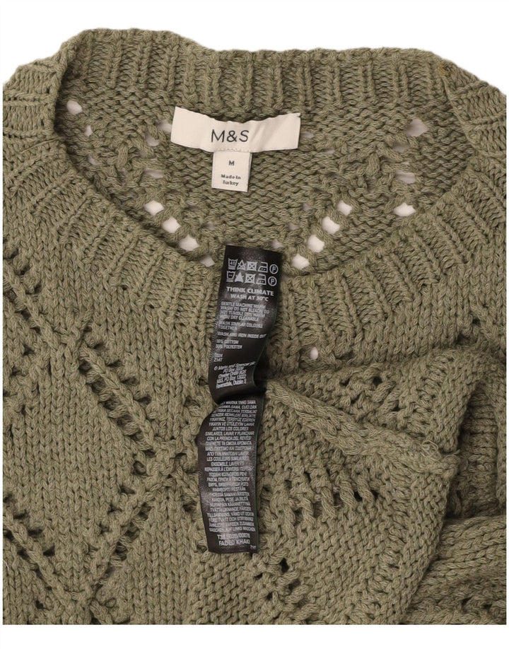 MARKS & SPENCER Męski podkoszulek z krótką kamizelką, średni khaki, argyle/diamentowa bawełna