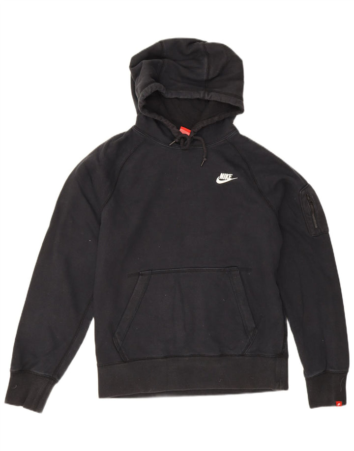 Męski sweter z kapturem Nike, mały, czarny, bawełniany