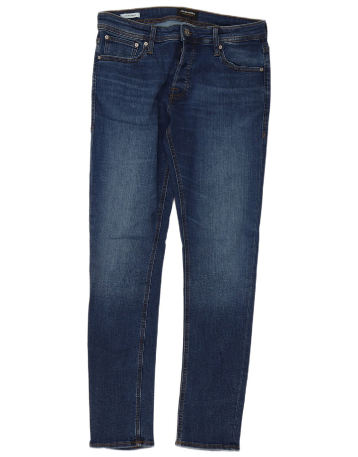 Męskie jeansy Jack & Jones GLENN Slim W33 L32 Niebieska bawełna