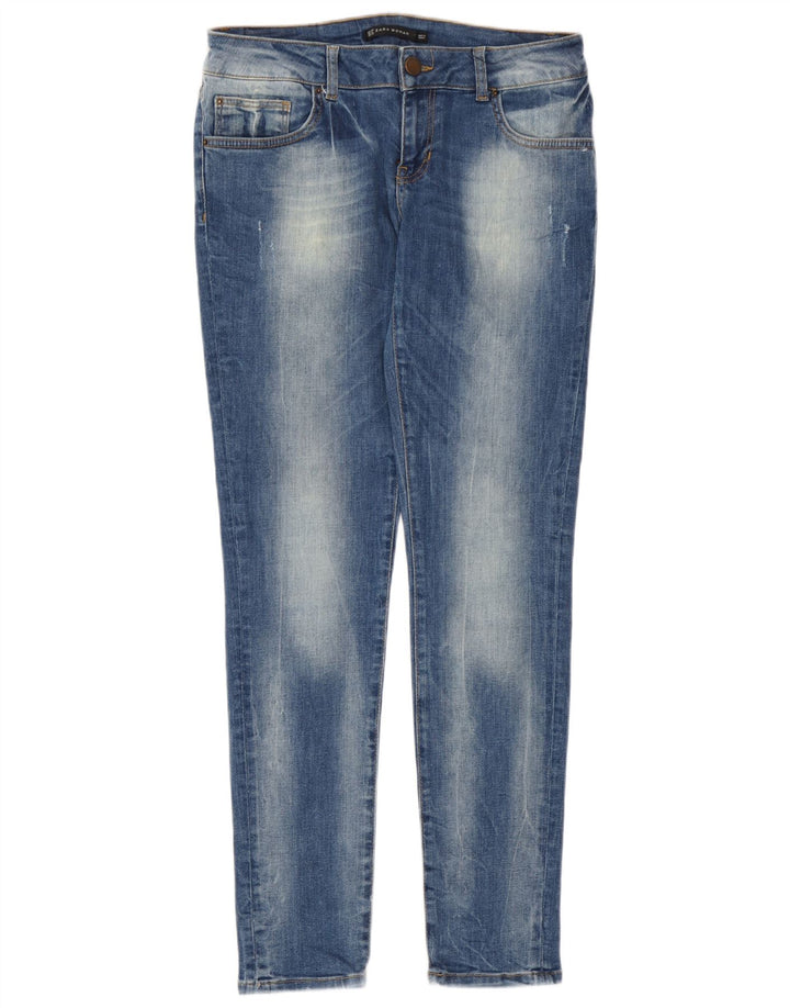 Damskie jeansy skinny Zara EU 40 Medium W30 L30 Niebieskie