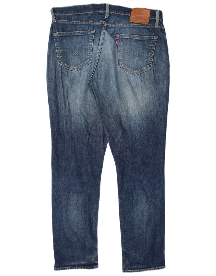 Męskie jeansy Levi's 511 Slim W34 L32 Niebieska bawełna