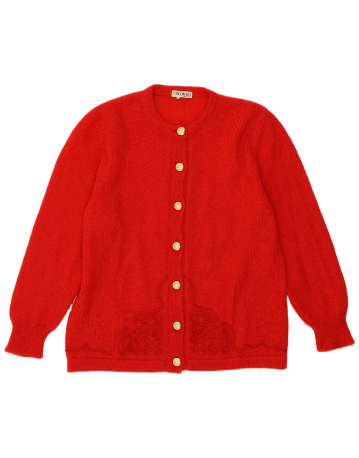 Sweter damski Colombo IT 44 Średni czerwony moher