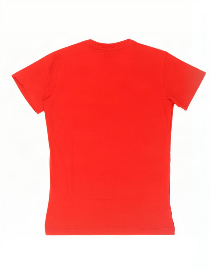 Męski T-shirt Diesel z grafiką, mały, czerwony