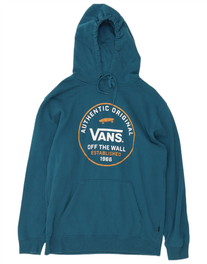 Męski sweter z kapturem Vans Graphic, średni niebieski