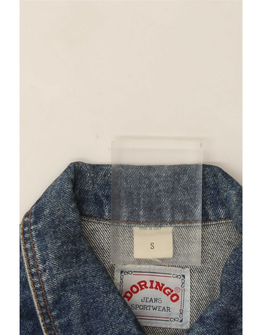 Damska kurtka dżinsowa Doringo Crop UK 10 Small Blue Cotton