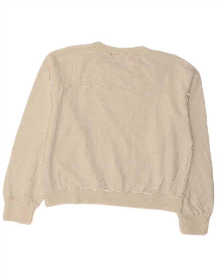 Damski sweter Zara UK 14, średni biały poliester