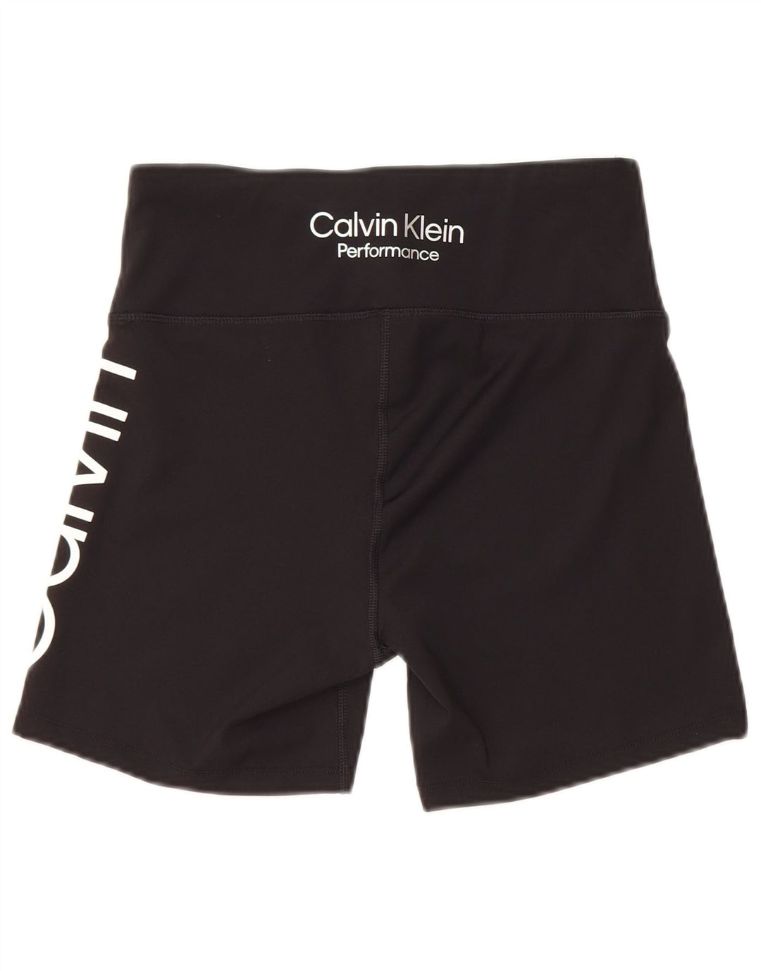 Damskie spodenki sportowe Calvin Klein Graphic UK 12, średni czarny poliester
