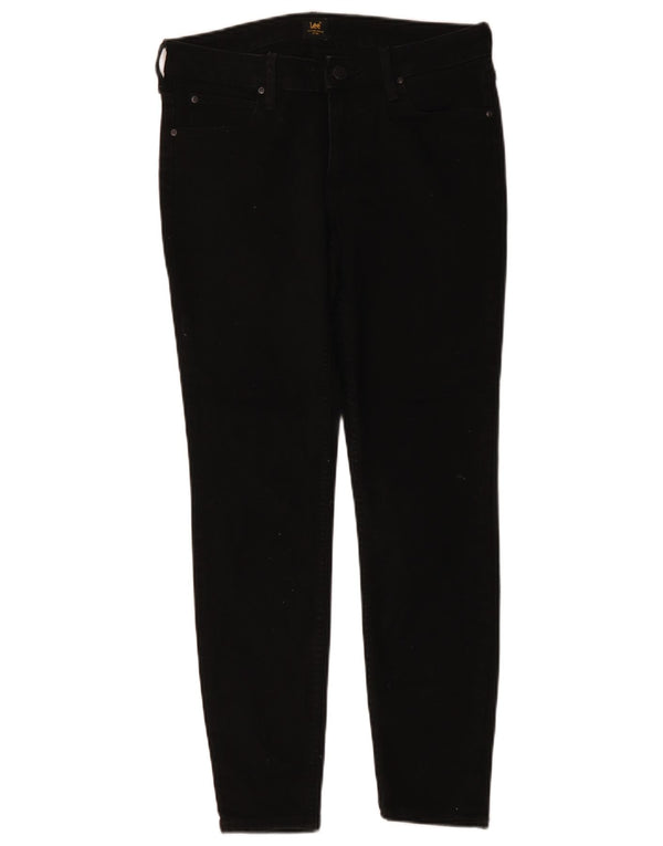 Damskie jeansy Lee Scarlett Skinny W30 L27 Czarne bawełniane