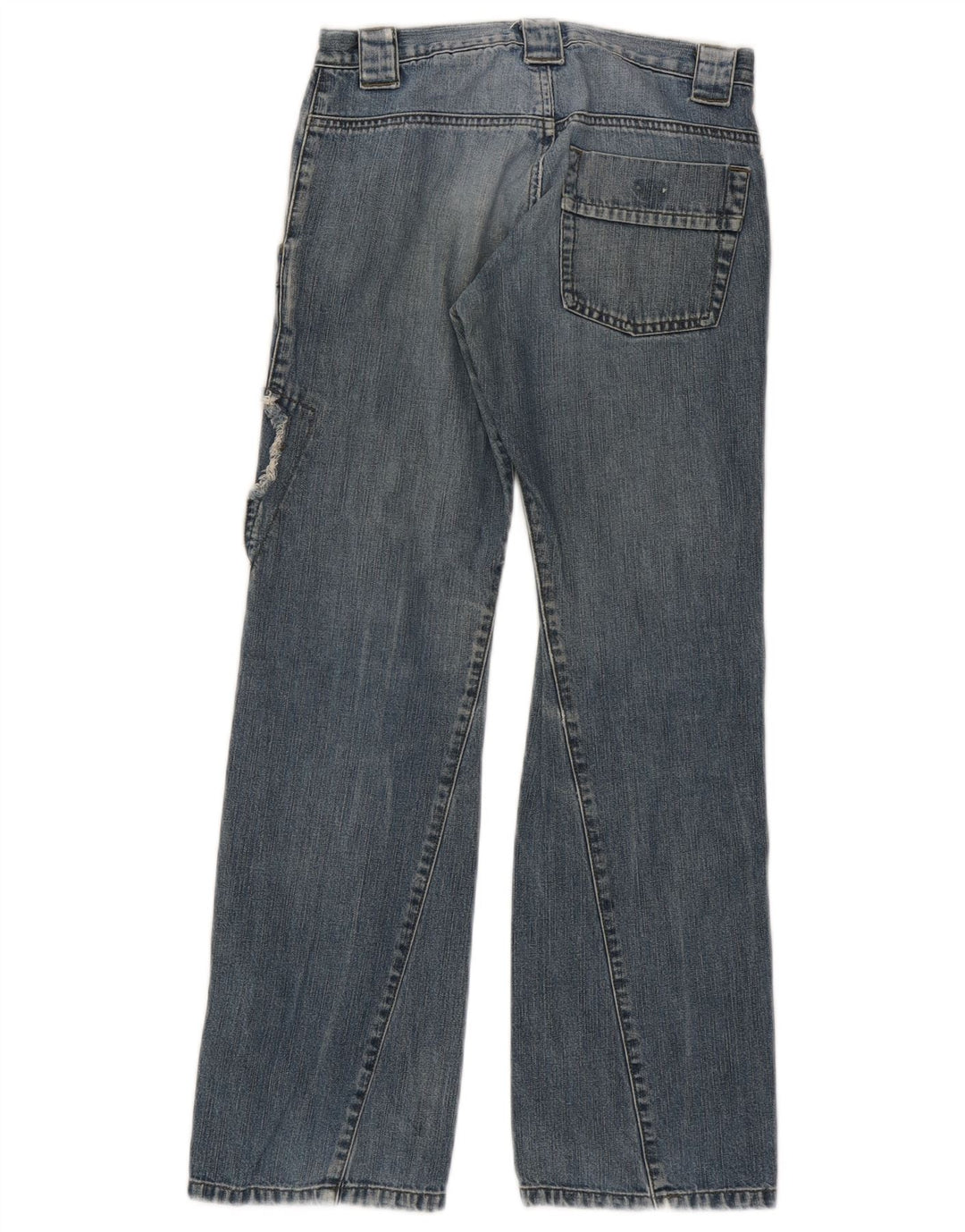 Luźne dżinsy dziewczęce Armani Junior 10-11 lat W26 L28 Niebieski patchwork