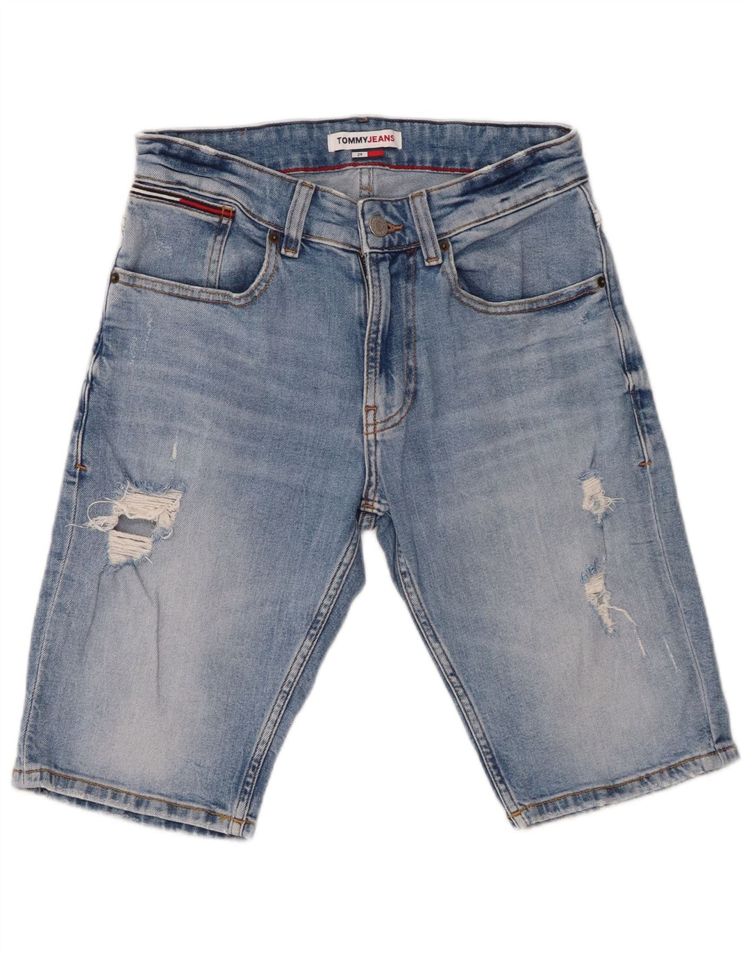 Męskie spodenki jeansowe TOMMY HILFIGER W29 Small Blue