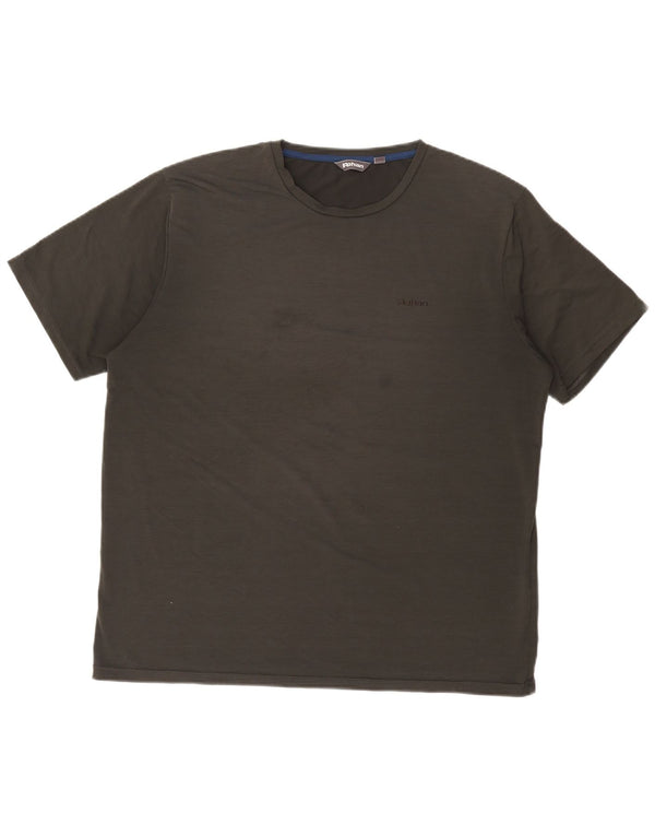ROHAN Mens T-Shirt Top Large Grey Polyester