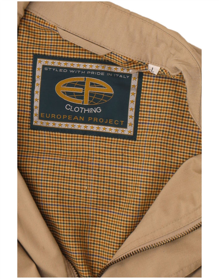 Kurtka męska Utility Jacket European Project UK 40, duża, beżowa