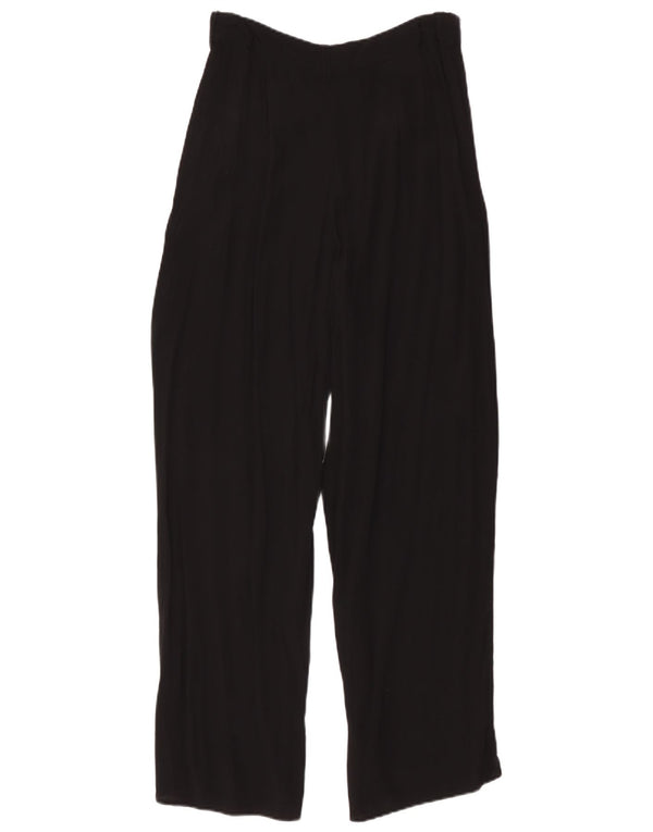 Damskie proste spodnie codzienne Oasis z wysokim stanem UK 10 Small W28 L29 czarne