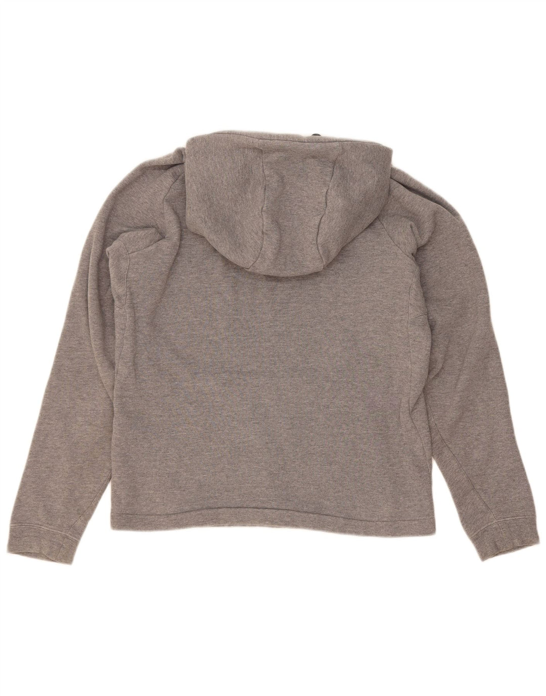 Męski sweter z kapturem Nike, mały, szary, z bawełny w cętki