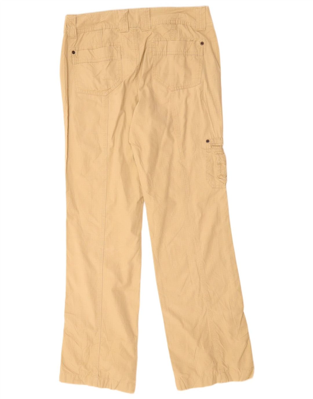 Spodnie damskie EDDIE BAUER Straight Cargo US 6 Medium W30 L32 Beżowe