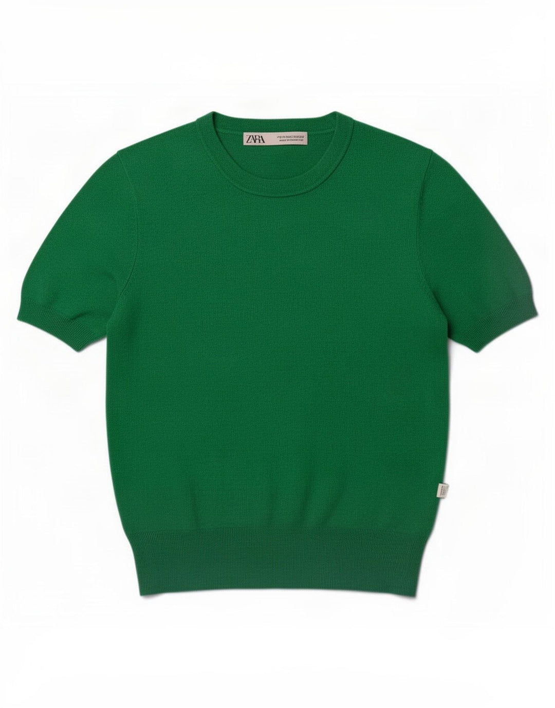 Bluzka damska Zara Top UK 12 Średnia zieleń
