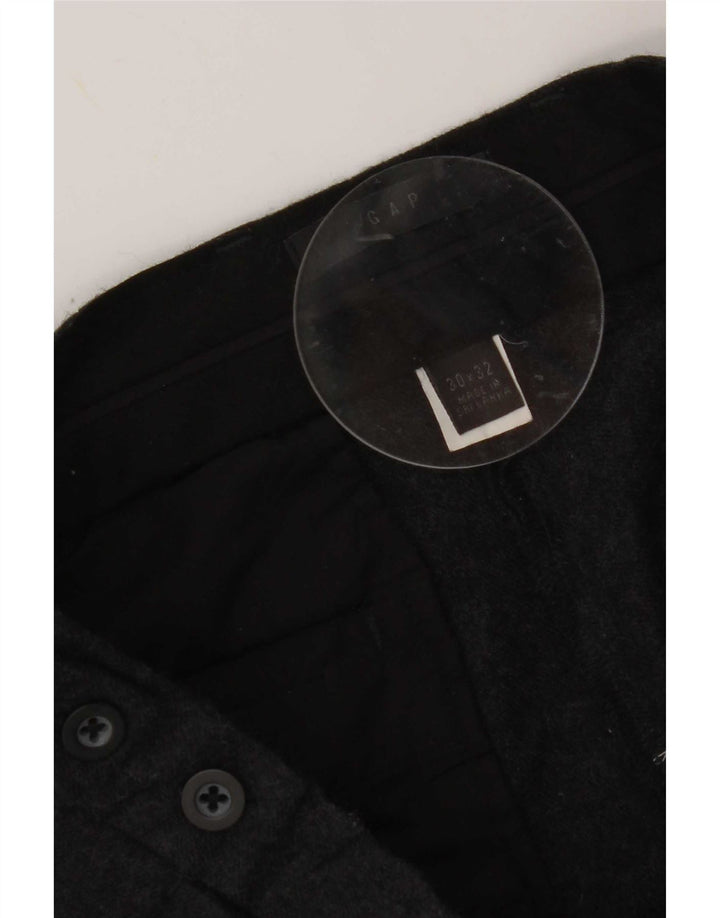 Damskie proste spodnie garniturowe Gap W30 L29 Szara wełna