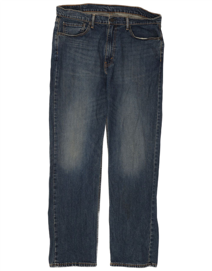 Męskie jeansy Levi's 505 Straight W38 L34 Niebieskie bawełniane
